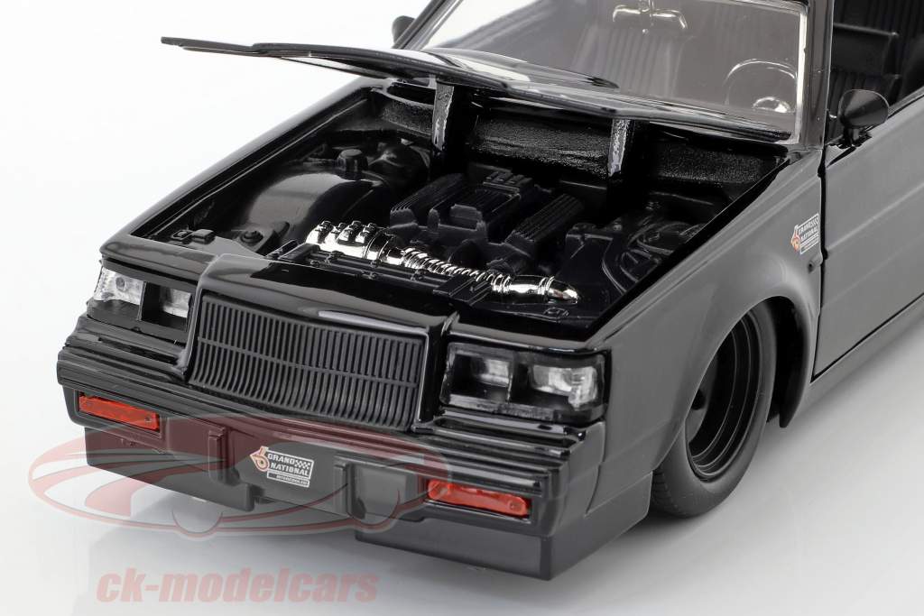 Dom's Buick Grand National année de construction 1987 film Fast & Furious (2009) noir 1:24 Jada Toys