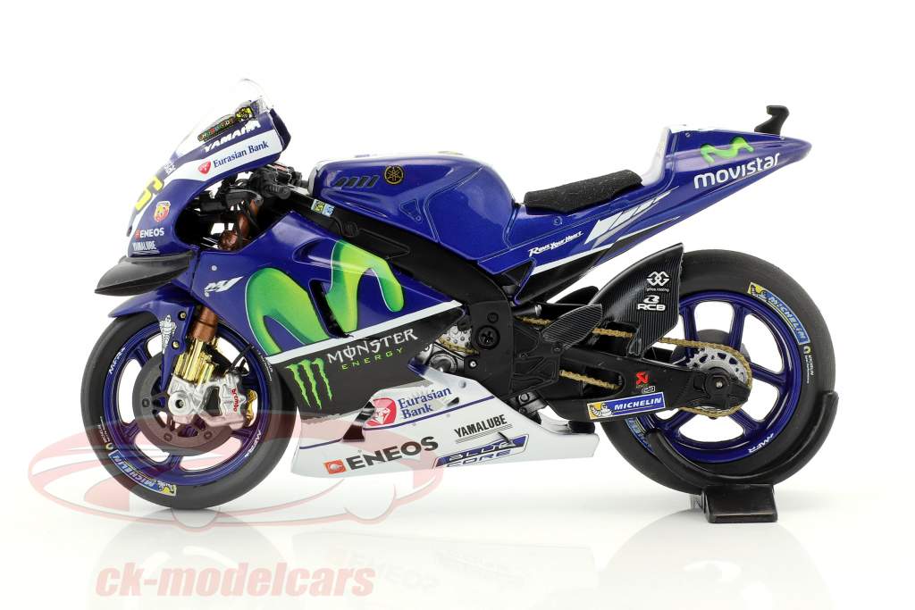1:18 Scale VALENTINO ROSSI Yamaha YZR-M1 2013 MotoGP Bike Collectable Model 