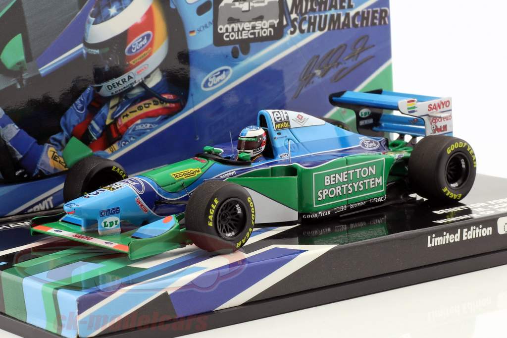 M. Schumacher Benetton B194 Weltmeister Monaco GP Formel 1 1994 1:43 Minichamps