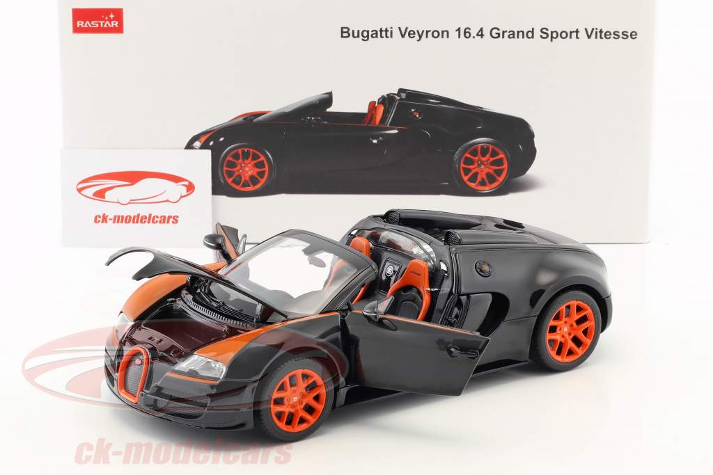 Bugatti Veyron 16.4 Grand Sport Vitesse nero / arancione 1:18 Rastar