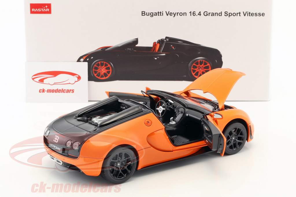 Bugatti Veyron 16.4 Grand Sport Vitesse orange / black 1:18 Rastar