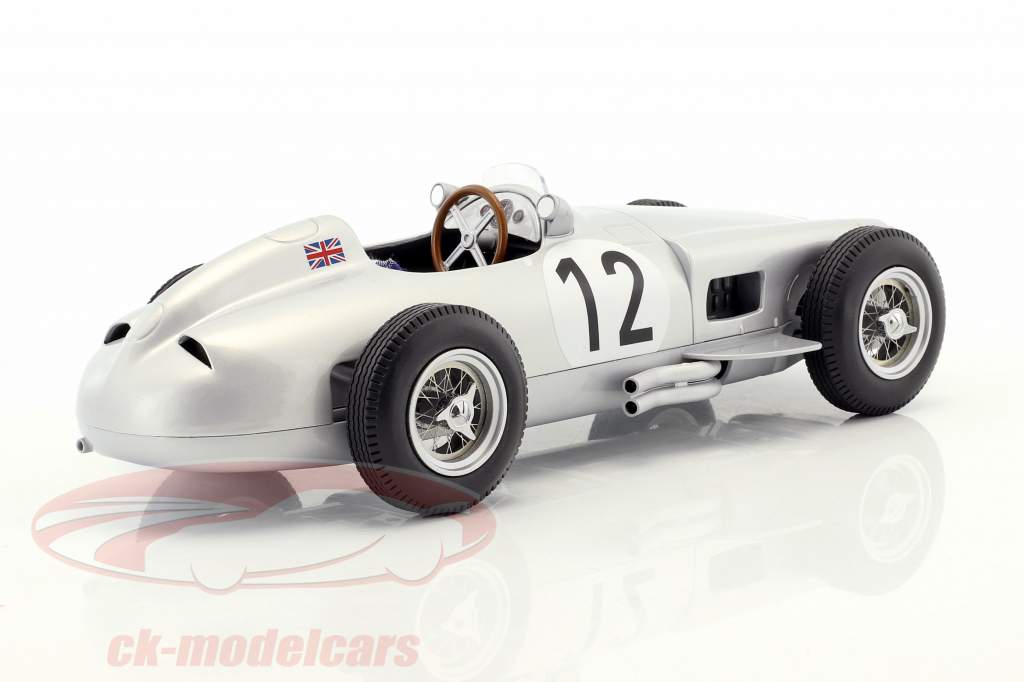 Stirling Moss Mercedes-Benz W196 #12 Winner British GP Formel 1 1955 1:18 iScale