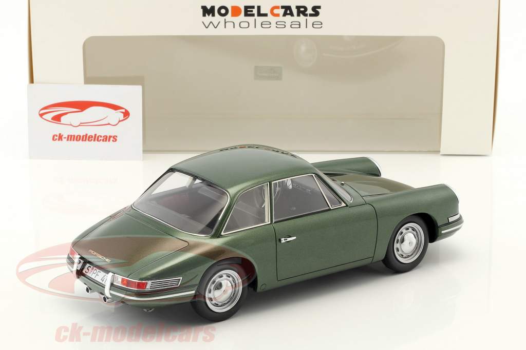 Porsche 754 T7 coupe prototipo 1959 verde metallico con vetrina 1:18 AutoCult