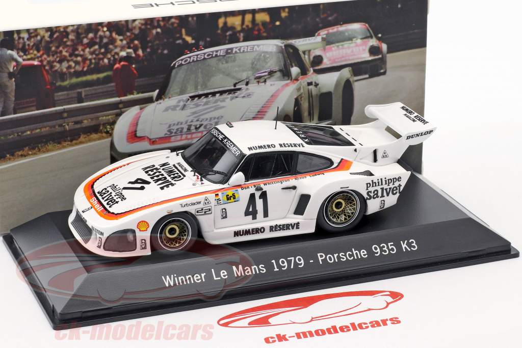 Porsche 935 K3 #41 Gagnant 24 LeMans 1979 Kremer Racing 1:43 Spark
