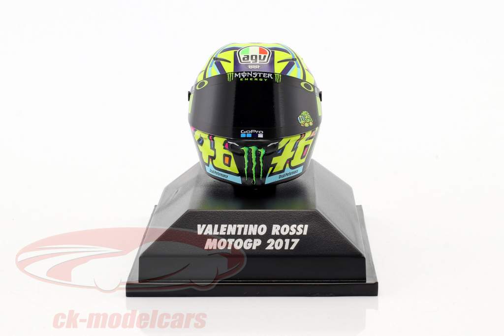 Valentino Rossi MotoGP 2017 AGV casco 1:8 Minichamps