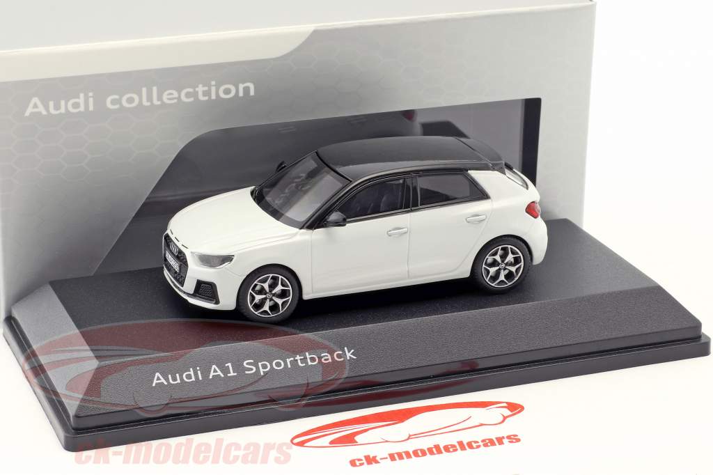 audi a1 toy car white