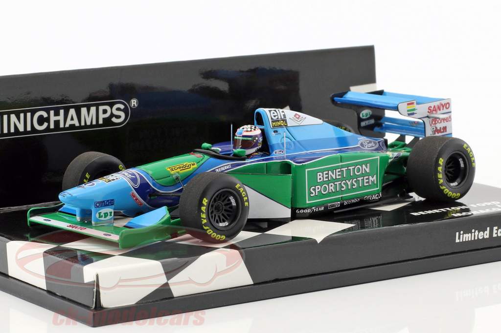 J.J. Lehto Benetton B194 #6 Monaco GP formel 1 1:43 Minichamps