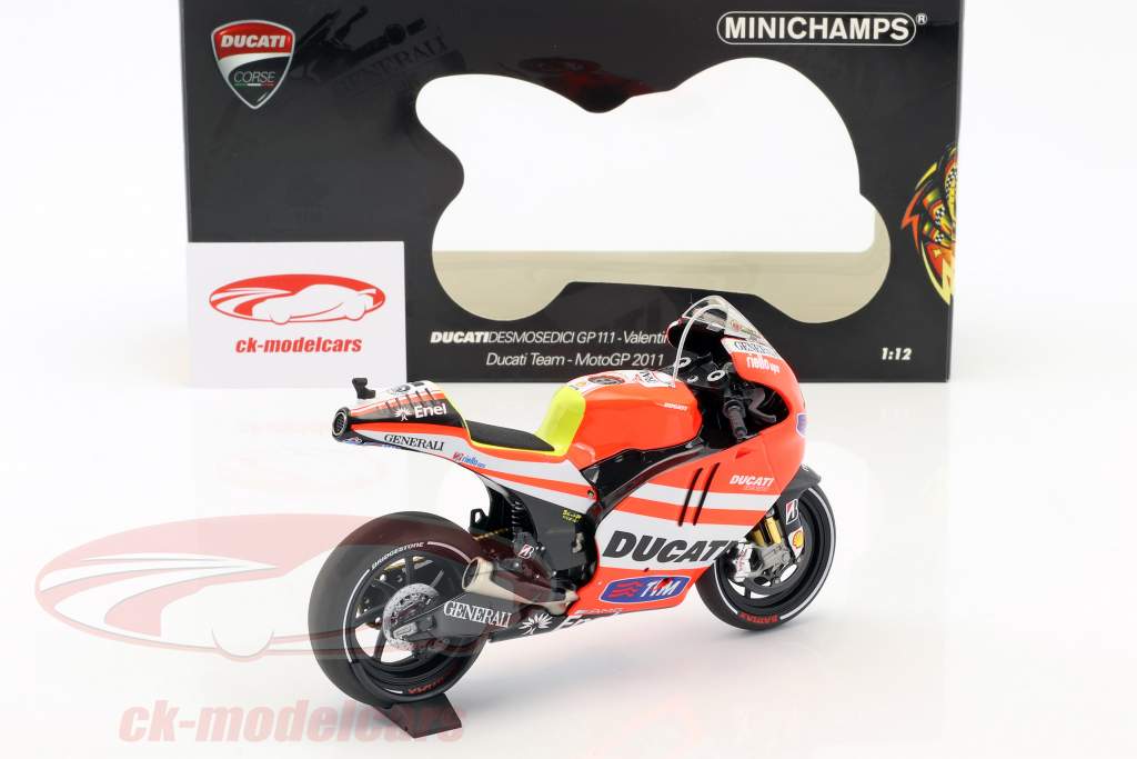 Valentino Rossi Ducati Desmosedici GP11.1 #46 MotoGP 2011 1:12 Minichamps