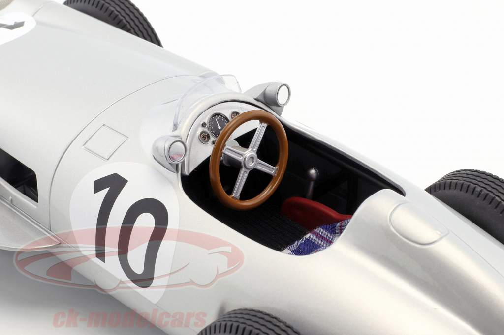 J.M. Fangio Mercedes-Benz W196 #10 2nd British GP World Champion formula 1 1955 1:18 iScale