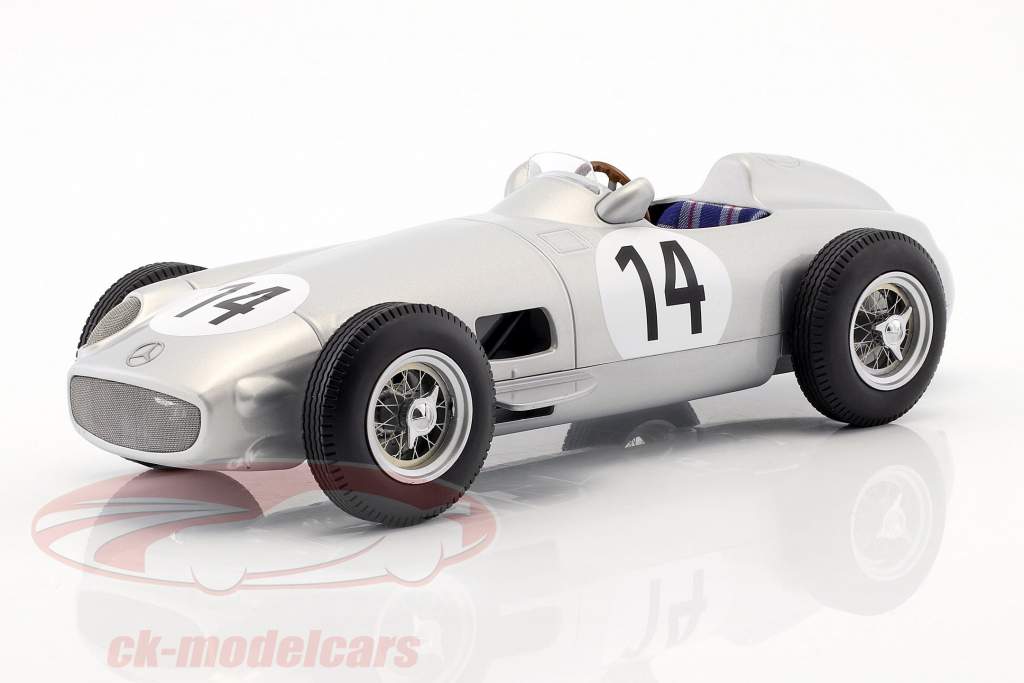 Karl Kling Mercedes-Benz W196 #14 3 ° britannico GP formula 1 1955 1:18 iScale