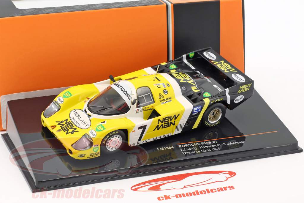 Porsche 956B #7 ganador 24h LeMans 1984 Ludwig, Pescarolo, Johansson 1:43 Ixo