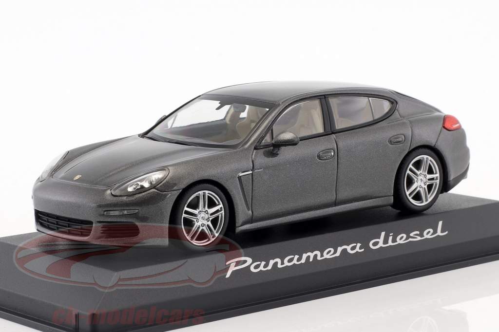Porsche Panamera Diesel anno di costruzione 2014 grigio agata 1:43 Minichamps
