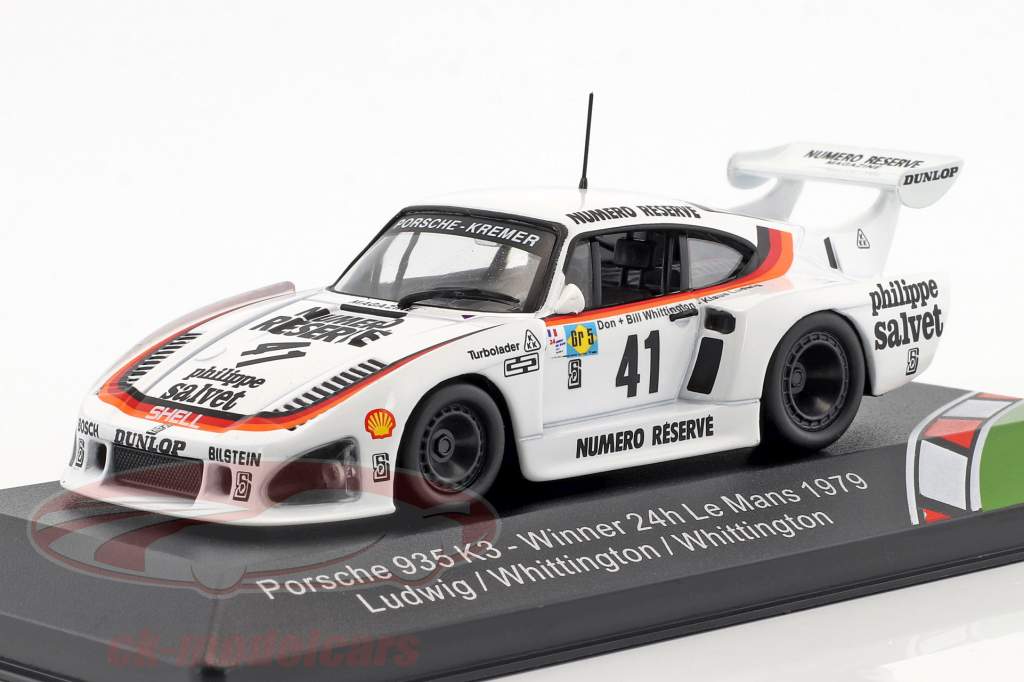 Porsche 935 K3 #41 勝者 24h LeMans 1979 Ludwig, Whittington, Whittington 1:43 CMR