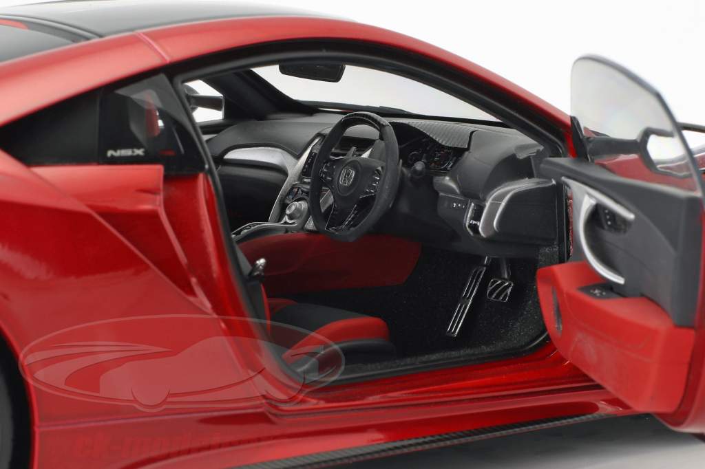 Honda NSX (NC1) ano de construção 2016 vermelho metálico 1:18 AUTOart
