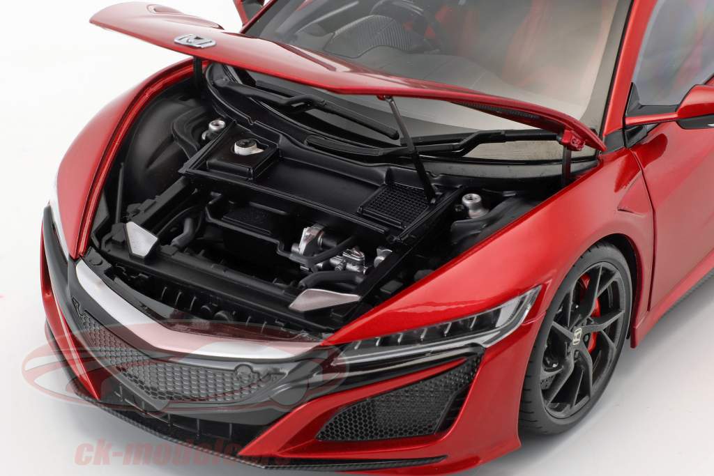 Honda NSX (NC1) anno di costruzione 2016 rosso metallico 1:18 AUTOart