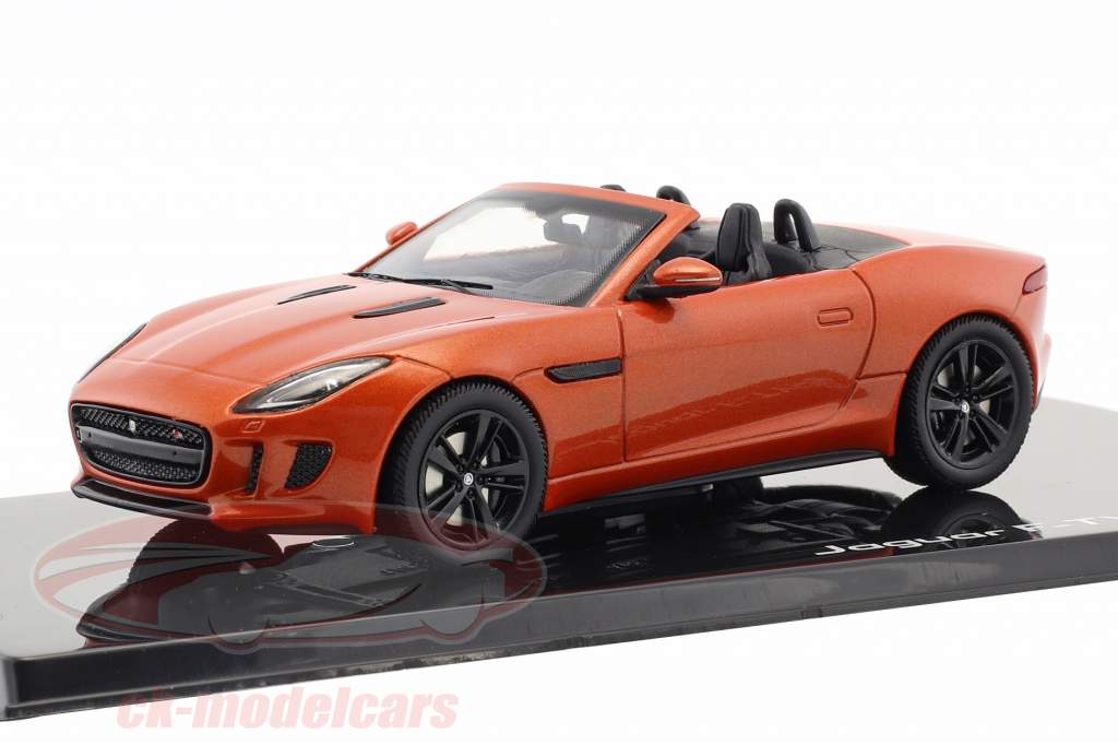 Ixo 1:43 Jaguar F-Type V8-S Cabriolet Baujahr 2013 feuersand 