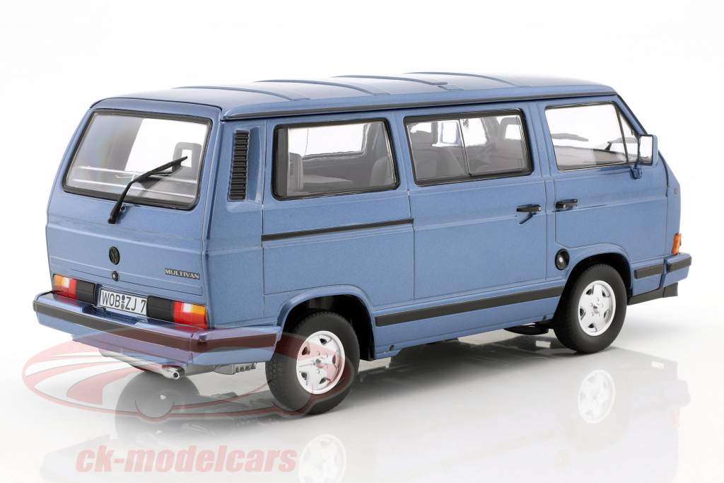 Volkswagen VW T3 Blue Star anno di costruzione 1990 blu metallico 1:18 Norev