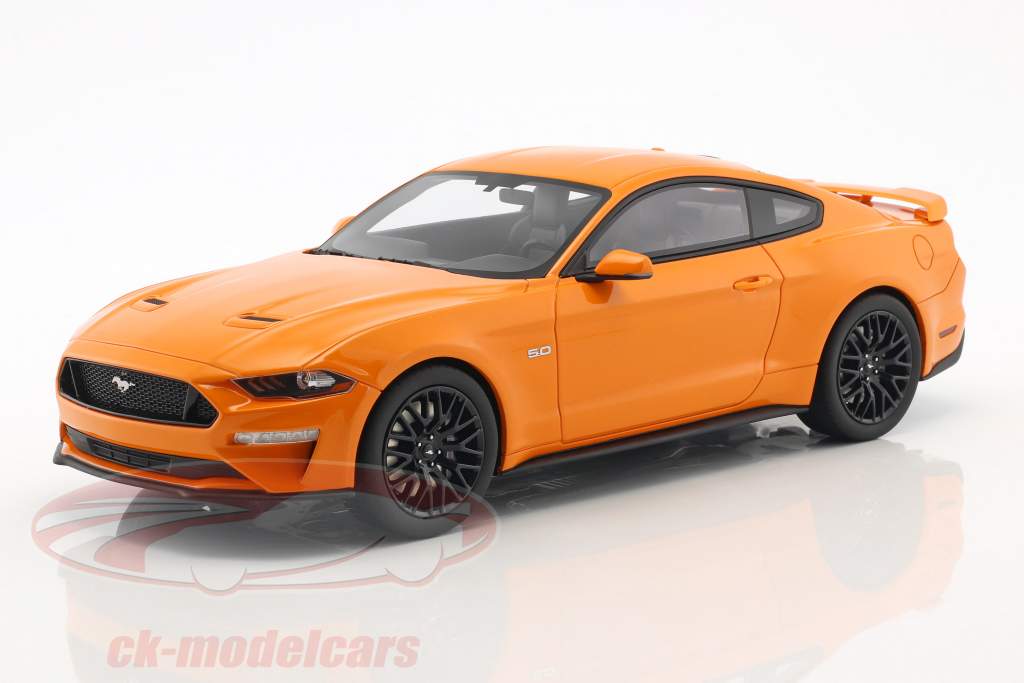 Ford Mustang GT coupe año de construcción 2019 fury naranja 1:18 GT-Spirit