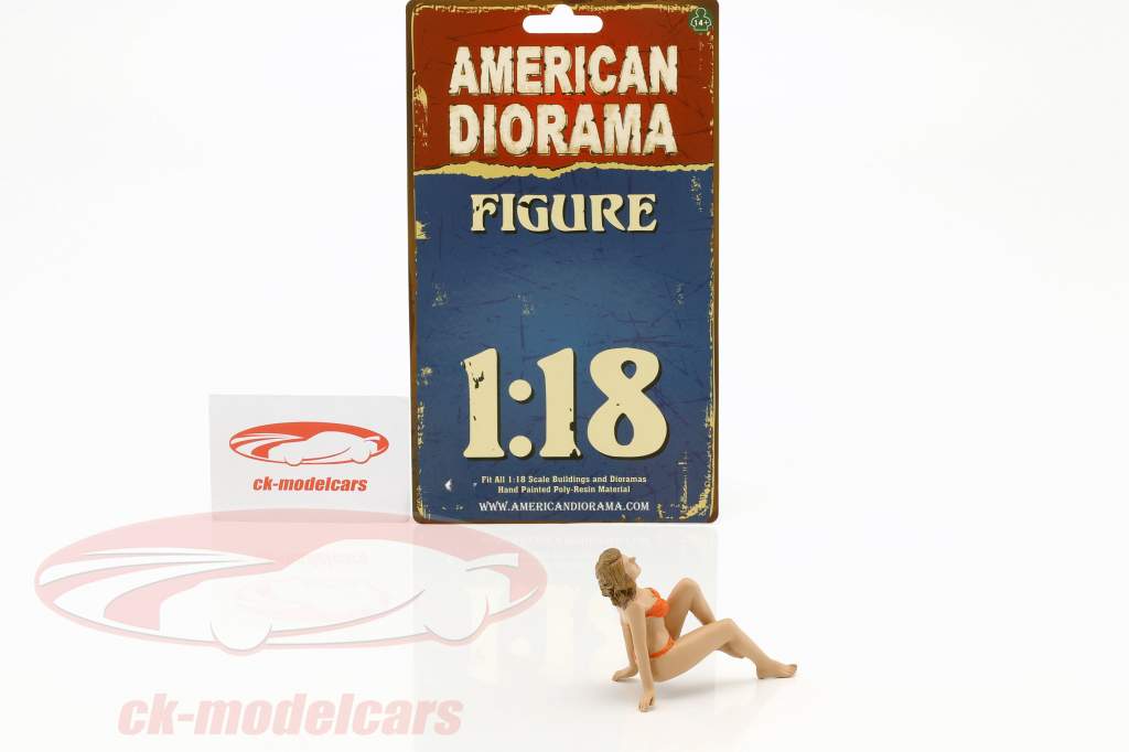 Kalender-Girl November im Bikini 1:18 American Diorama