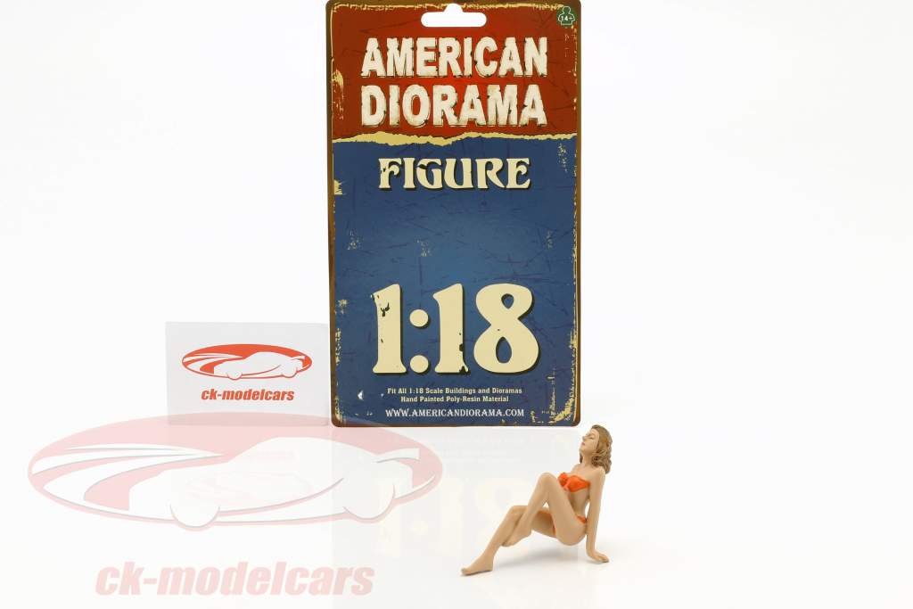 Calendar Girl November in bikini 1:18 American Diorama