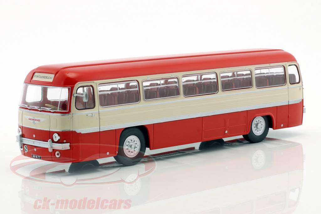 Chausson ANG bus France year 1956 red / white / silver 1:43 Altaya