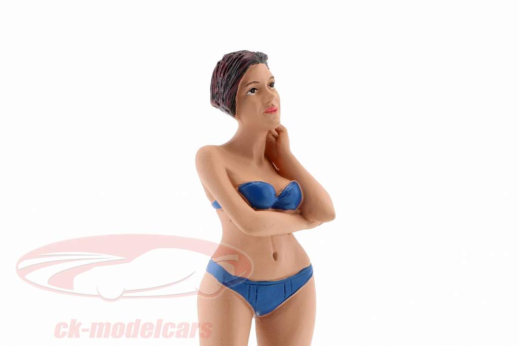 Kalender-Girl Dezember im Bikini 1:18 American Diorama