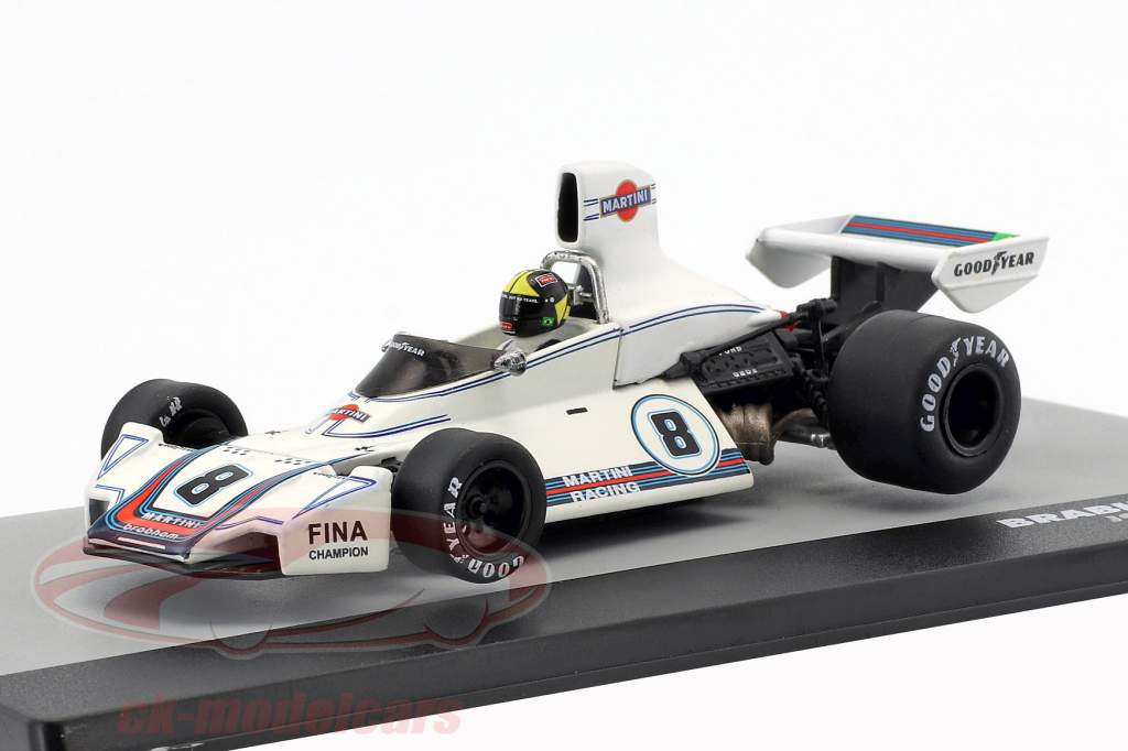 Carlos Pace Brabham BT44B #8 Gagnant GP Brésil Formule 1 1975 1:43 Altaya