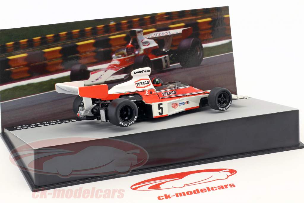 E. Fittipaldi McLaren M23 #5 wereldkampioen Spanje GP formule 1 1974 1:43 Altaya