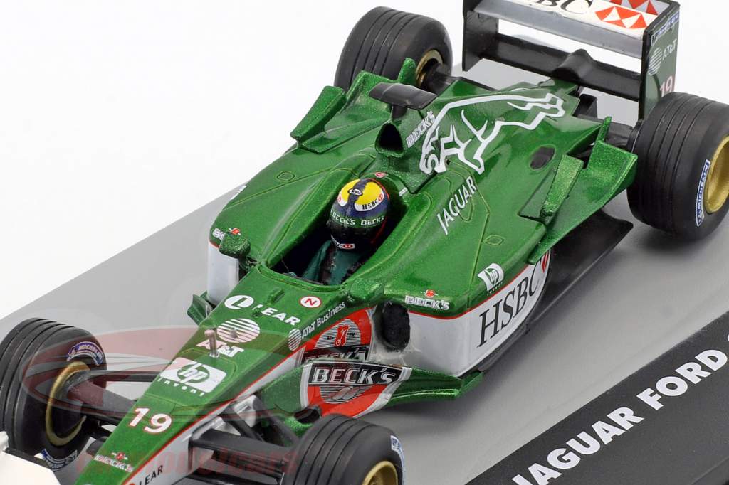 Luciano Burti Jaguar R2 #19 Brasil GP fórmula 1 2001 1:43 Altaya