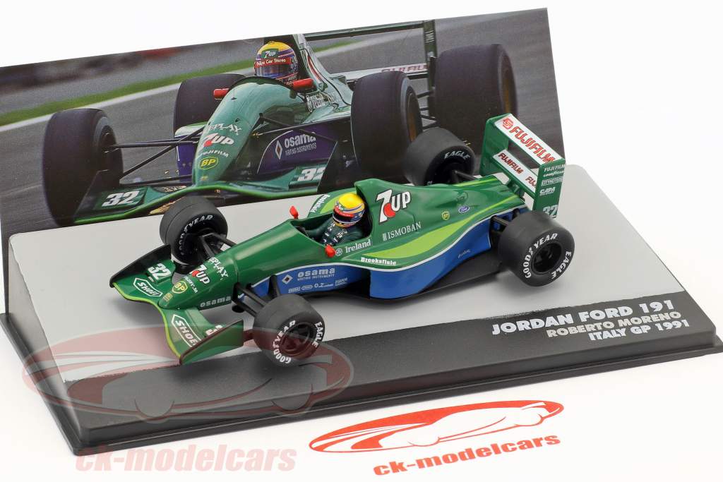 Roberto Moreno Jordan Ford 191 #32 Italien GP Formel 1 1991 1:43 Altaya