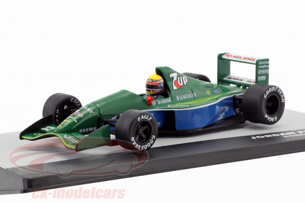 Roberto Moreno Jordan Ford 191 #32 Italia GP fórmula 1 1991 1:43 Altaya