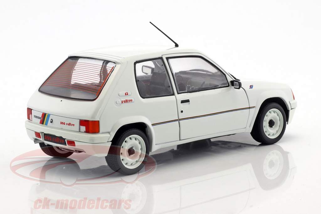 Peugeot 205 Rallye MK1 Opførselsår 1988 hvid 1:18 Solido