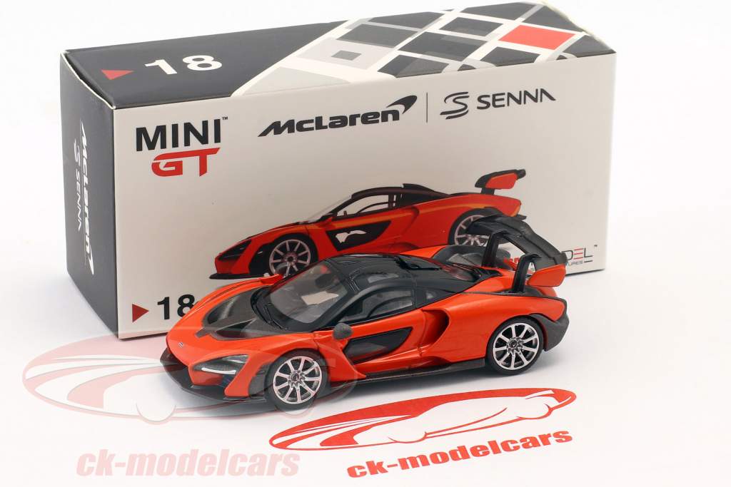 True Scale 1 64 Mclaren Senna Lhd Mira Orange Mgt00018 L Model Car