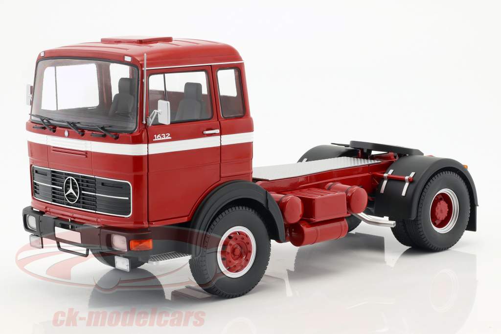 Mercedes-Benz LPS 1632 tractor año de construcción 1969 rojo / blanco 1:18 Road Kings
