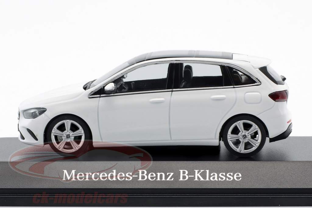 Mercedes-Benz B级 (W247) 建造年份 2018 极性 白 1:43 Herpa