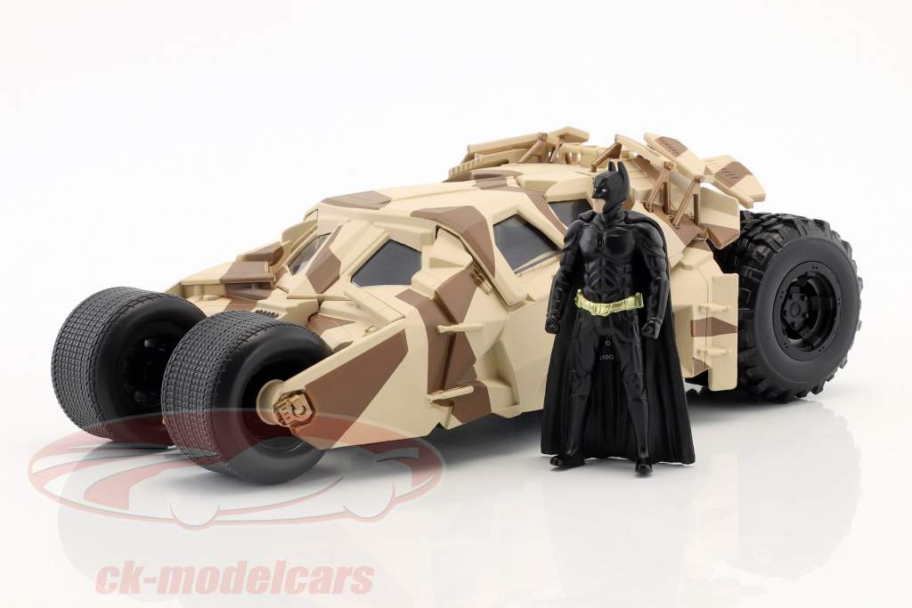 Batmobile from the Movie The Dark Knight 2008 with Batman figure 1:24 Jada Toys