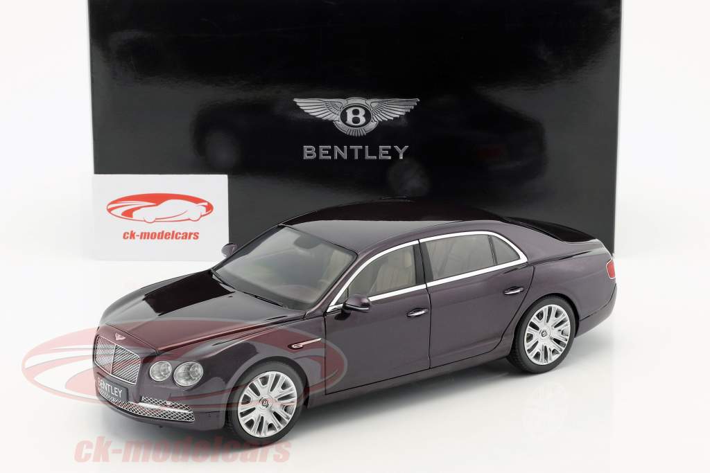 Kyosho 1 18 Bentley Flying Spur Damson W12 Dark Purple