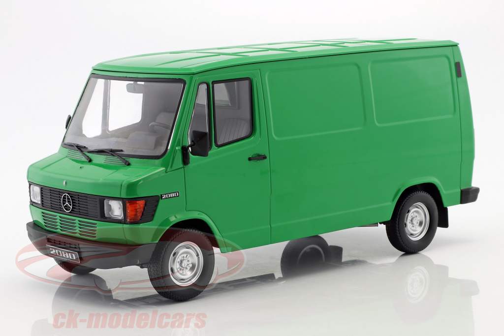Mercedes-Benz 208 D delivery trucks year 1988 green 1:18 KK-Scale
