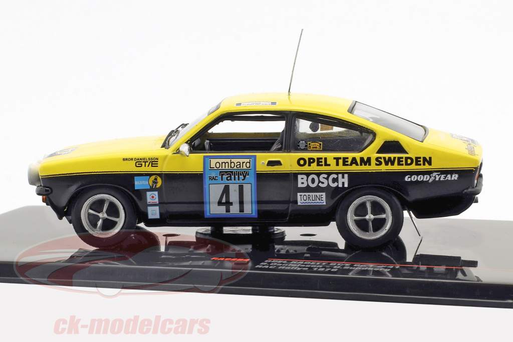 Opel Kadett GT/E Gr.1 #41 Lombard RAC Rallye 1976 Danielsson, Sundberg 1:43 Ixo