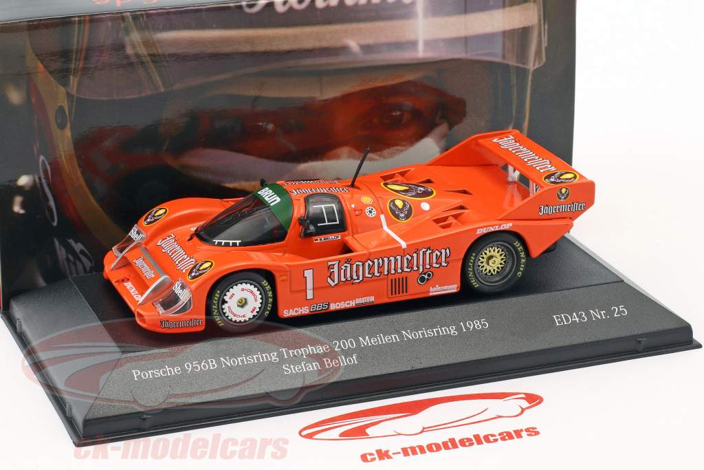 Porsche 956B #1 5 Norisring trophée 200 miles Norisring 1985 Bellof 1:43 CMR