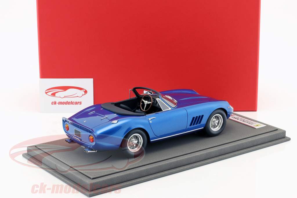 Ferrari 275 GTS/4 N.A.R.T año 1967 Steve McQueen azul metálico 1:18 BBR