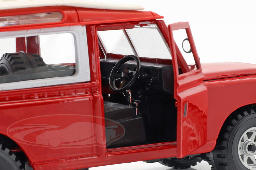 Land Rover Series II rosso / bianco 1:24 Bburago