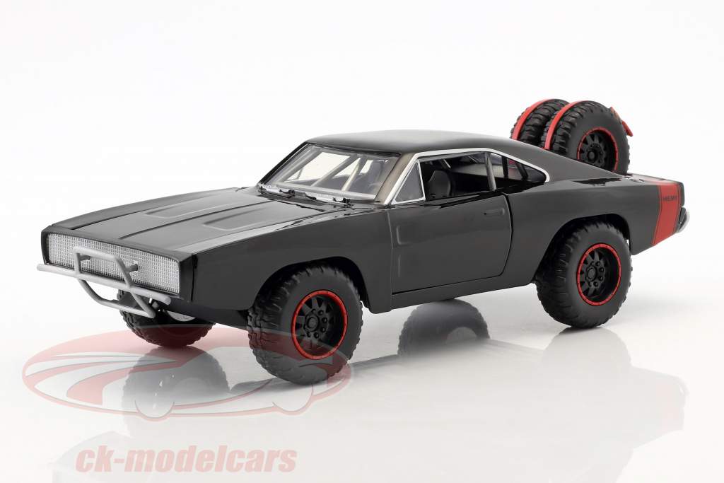 Dodge Charger R/T Offroad Baujahr 1970 Fast and Furious 7 schwarz 1:24 Jada Toys