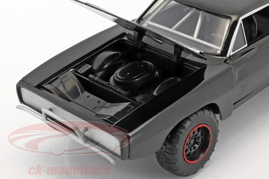 Dodge Charger R/T Offroad Jaar 1970 Fast and Furious 7 zwart 1:24 Jada Toys