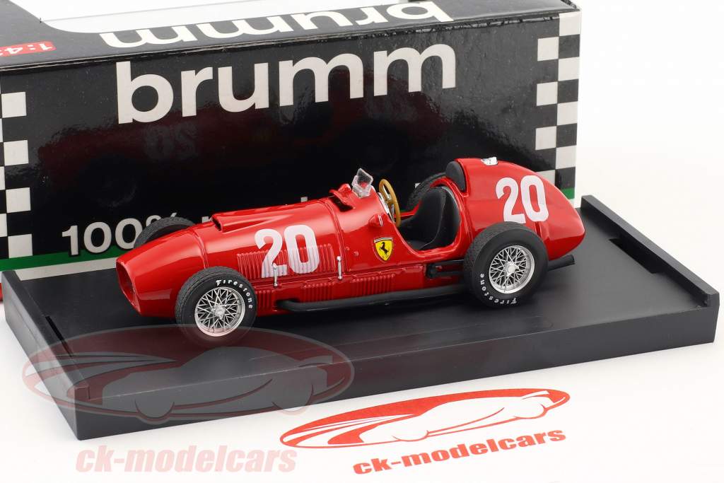 Alberto Ascari Ferrari 375 #20 Zwitserland GP formule 1 1951 1:43 Brumm