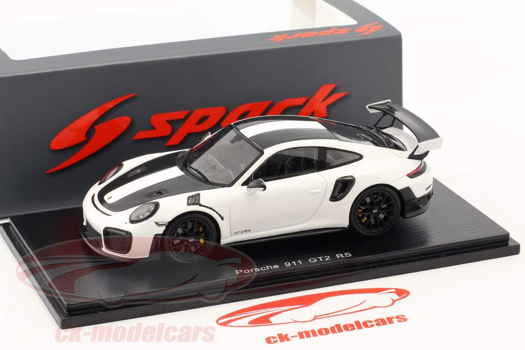 Spark 1 43 Porsche 911 991 Ii Gt2 Rs Weissach Package 2018 Weiss