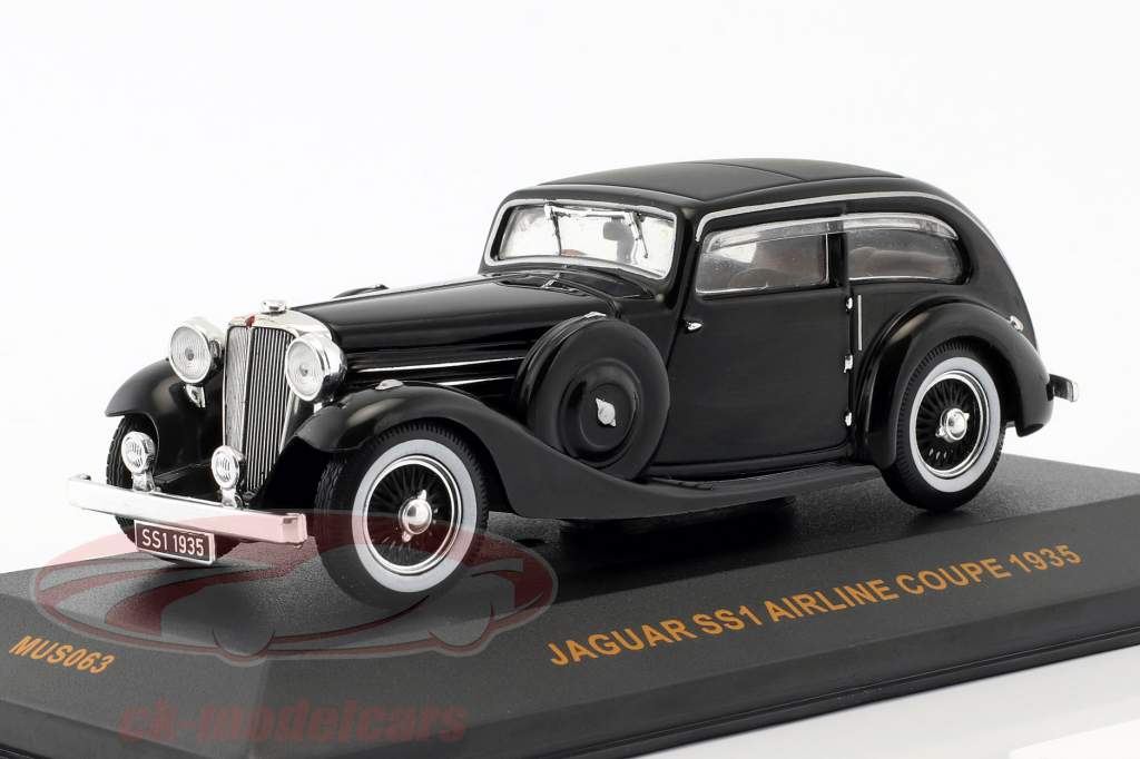 Jaguar SS Airline Coupe year 1935 black 1:43 Ixo
