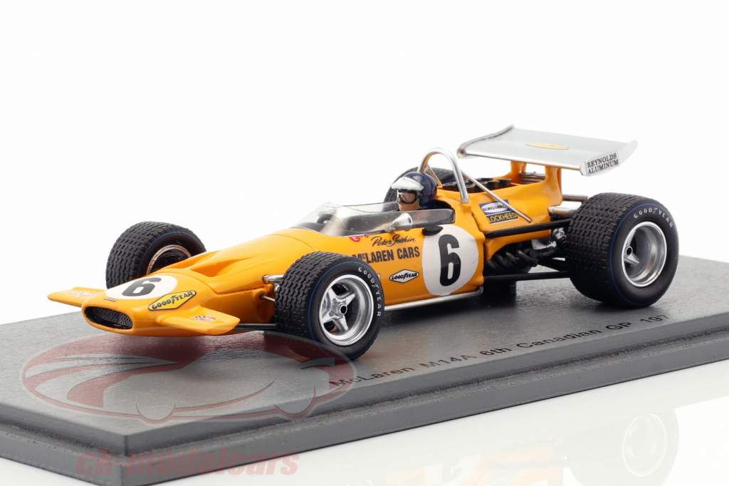 Peter Gethin McLaren M14A #6 Canada GP formula 1 1970 1:43 Spark