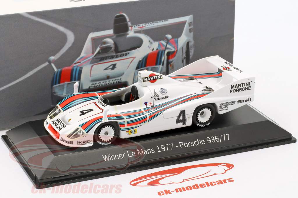 Porsche 936/77 #4 Winnaar 24h LeMans 1977 Martini Racing 1:43 Spark