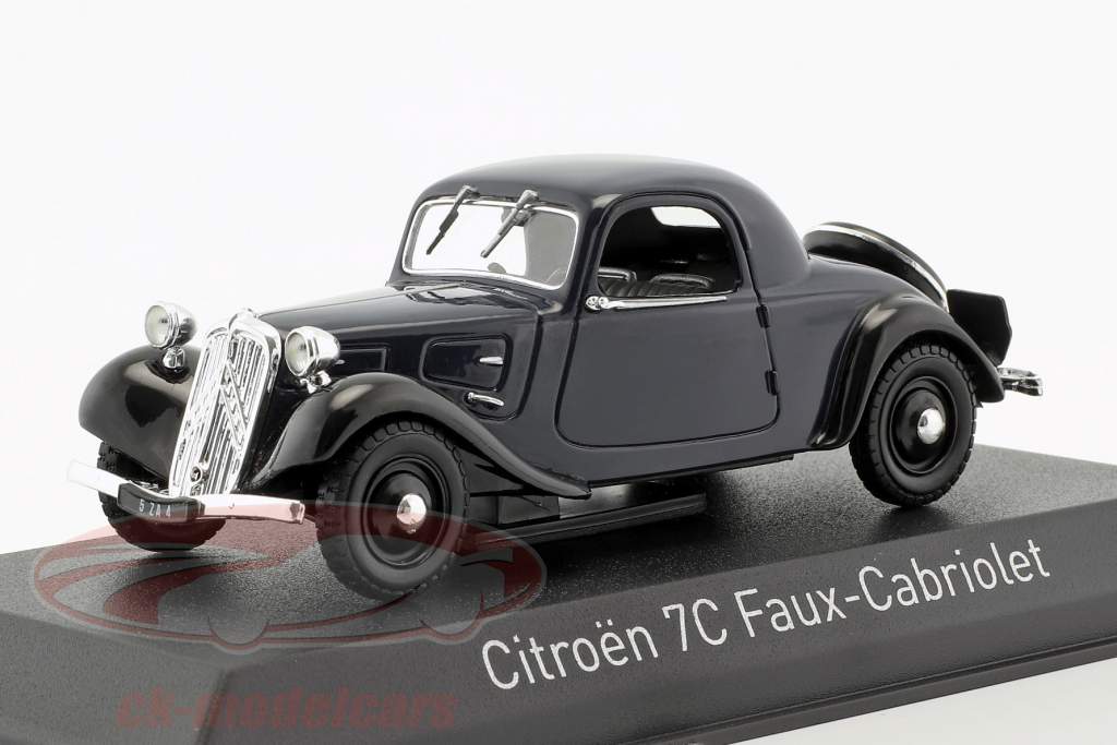 Citroen 7C Faux-Cabriolet Baujahr 1934 dunkelblau 1:43 Norev